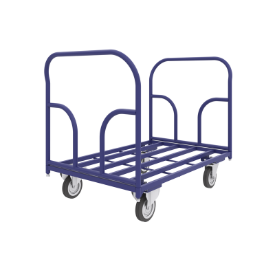 Купить Тележка каркасная с двумя ручками ТКД 12 (800х1900). Комплект платформенных колес Ø125 мм (г/п 300кг) в Сочи. В наличии и под заказ в каталоге